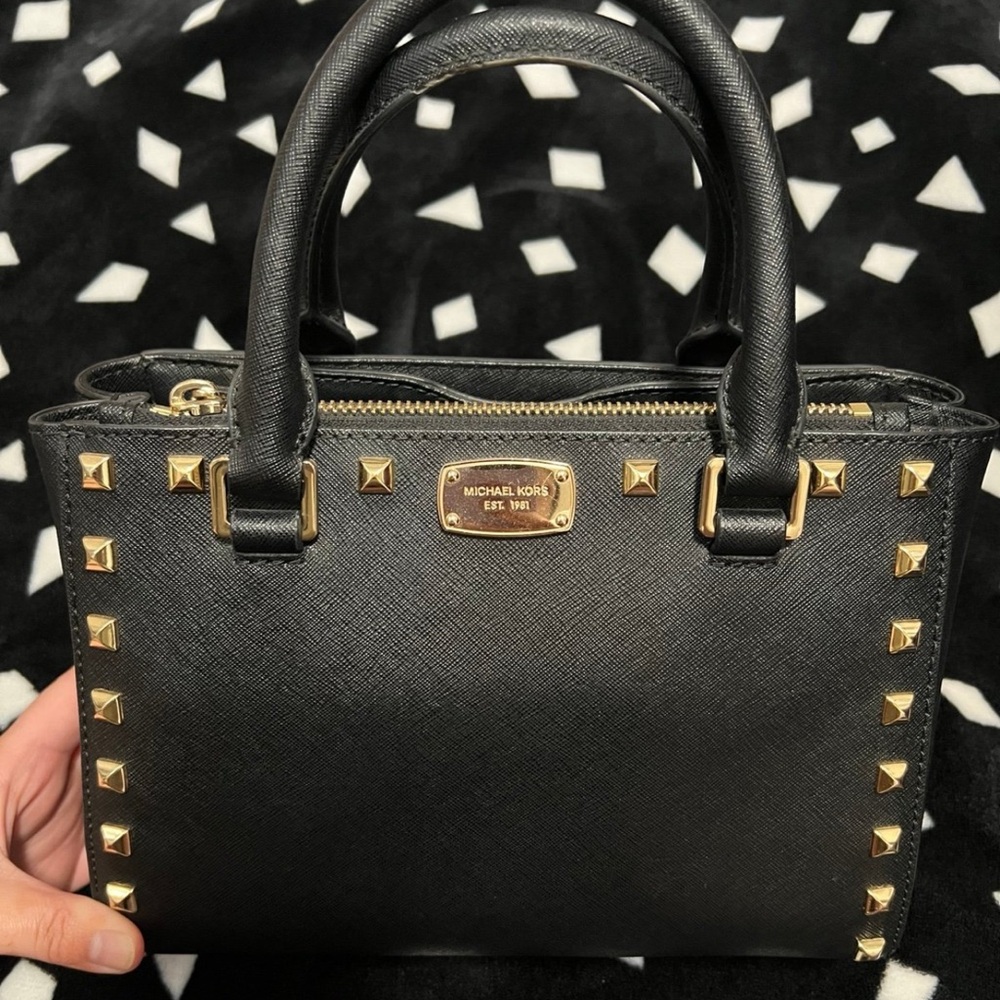 Michael Kors Kellen Studded XS crossbody purse